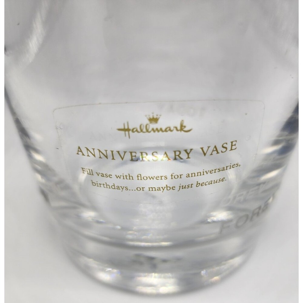 Hallmark Anniversary Today, Tomorrow, Forever Flower Vase (READ) - Picture 6 of 14